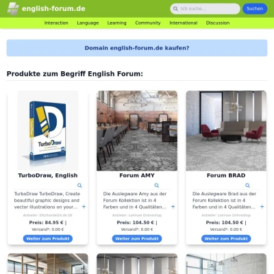 Screenshot english-forum.de