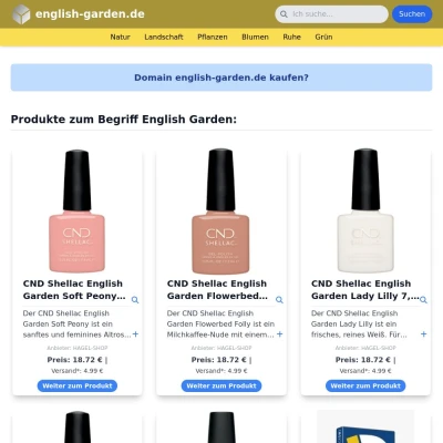 Screenshot english-garden.de