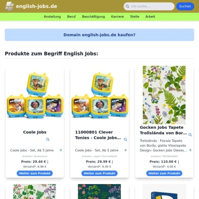 Screenshot english-jobs.de