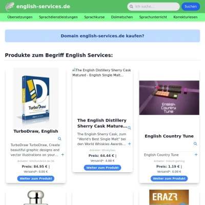 Screenshot english-services.de