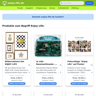Screenshot enjoy-life.de