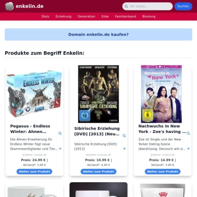 Screenshot enkelin.de