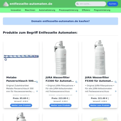 Screenshot entfesselte-automaten.de