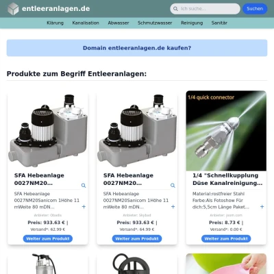 Screenshot entleeranlagen.de