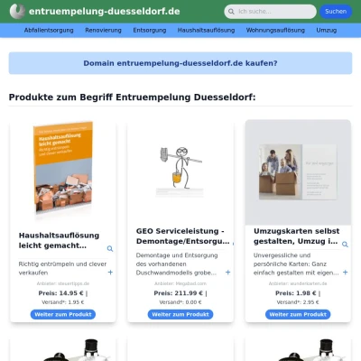 Screenshot entruempelung-duesseldorf.de
