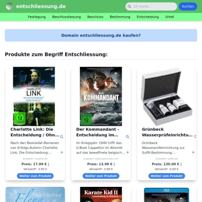 Screenshot entschliessung.de