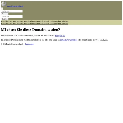 Screenshot entschlussfreudig.de