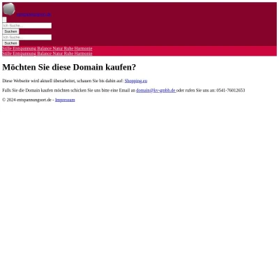 Screenshot entspannungsort.de