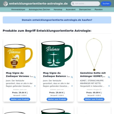 Screenshot entwicklungsorientierte-astrologie.de