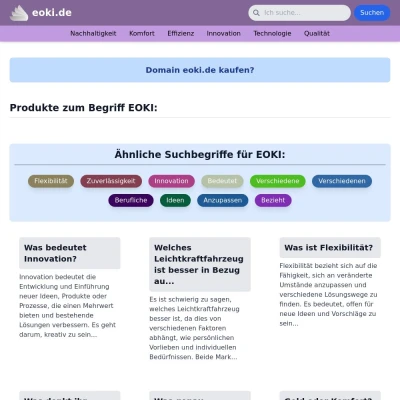 Screenshot eoki.de