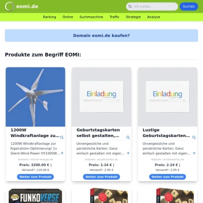 Screenshot eomi.de