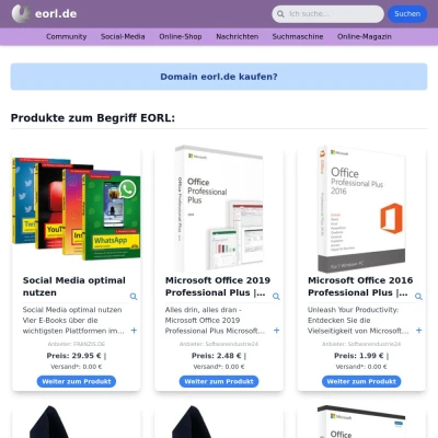Screenshot eorl.de