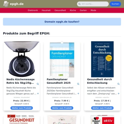 Screenshot epgh.de