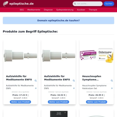 Screenshot epileptische.de