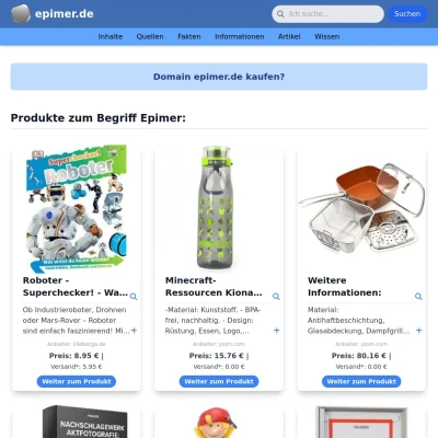 Screenshot epimer.de