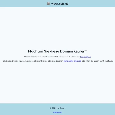 Screenshot epjb.de