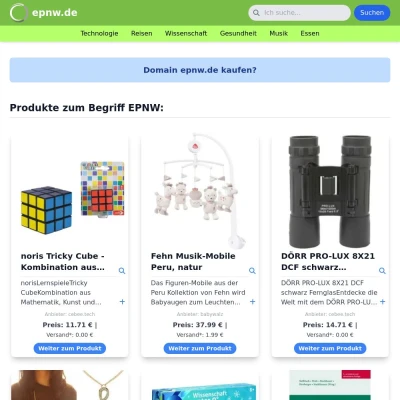 Screenshot epnw.de