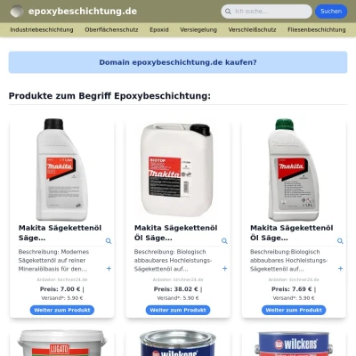 Screenshot epoxybeschichtung.de