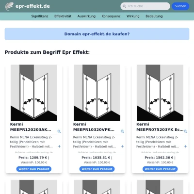 Screenshot epr-effekt.de