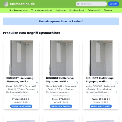 Screenshot epsmachine.de