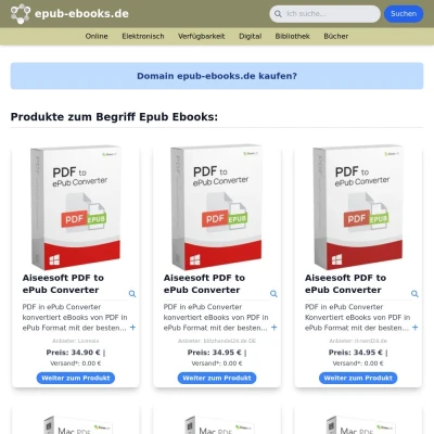 Screenshot epub-ebooks.de