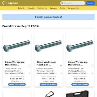 Screenshot eqps.de