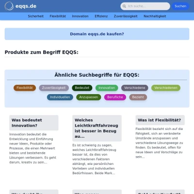 Screenshot eqqs.de