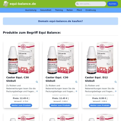 Screenshot equi-balance.de