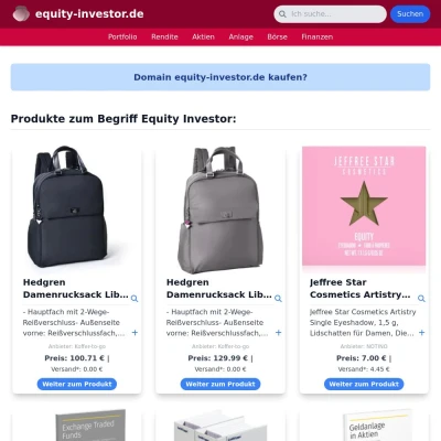 Screenshot equity-investor.de