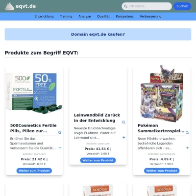 Screenshot eqvt.de