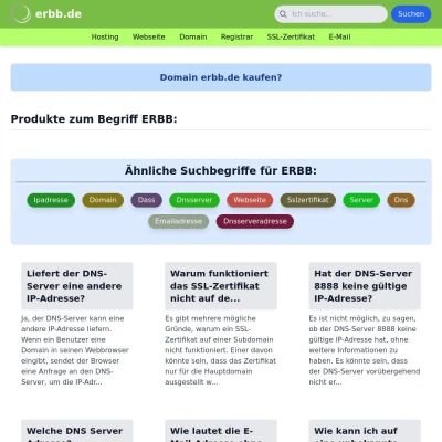 Screenshot erbb.de