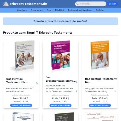 Screenshot erbrecht-testament.de