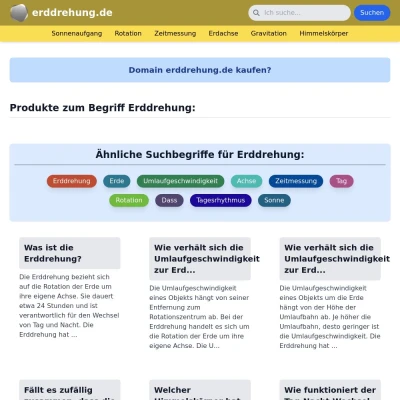 Screenshot erddrehung.de