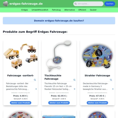 Screenshot erdgas-fahrzeuge.de