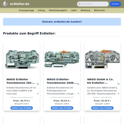 Screenshot erdleiter.de