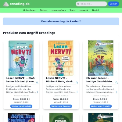 Screenshot ereading.de