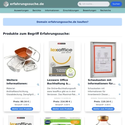 Screenshot erfahrungssuche.de