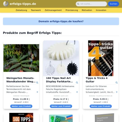 Screenshot erfolgs-tipps.de