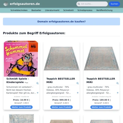 Screenshot erfolgsautoren.de