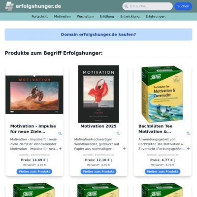 Screenshot erfolgshunger.de