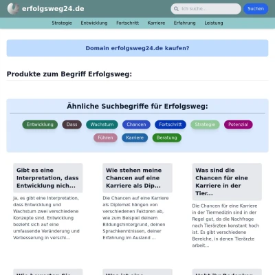 Screenshot erfolgsweg24.de