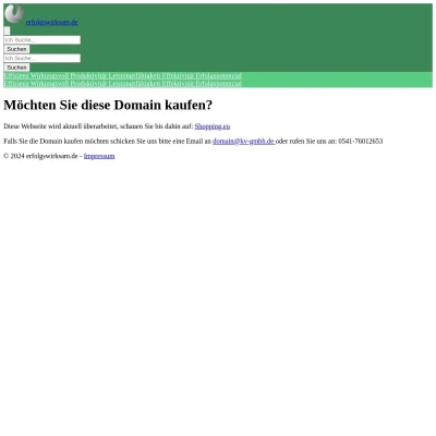 Screenshot erfolgswirksam.de