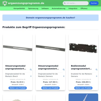 Screenshot ergaenzungsprogramm.de