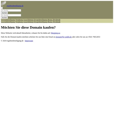 Screenshot ergebnisbeteiligung.de