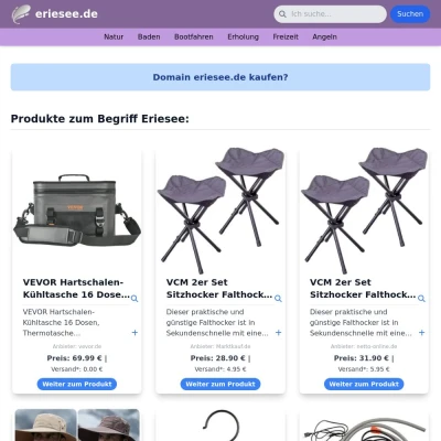 Screenshot eriesee.de