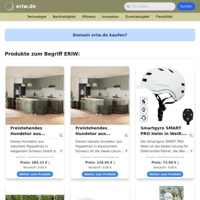 Screenshot eriw.de