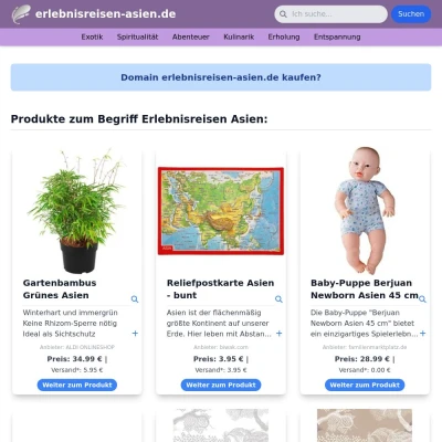 Screenshot erlebnisreisen-asien.de