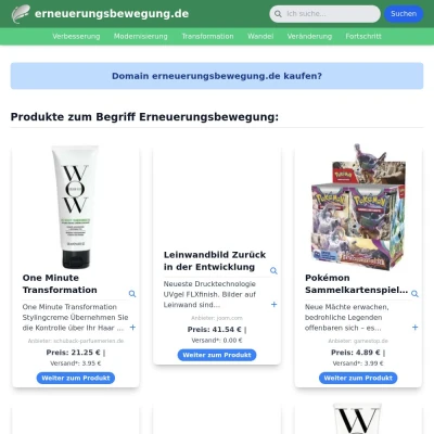 Screenshot erneuerungsbewegung.de