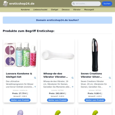 Screenshot eroticshop24.de