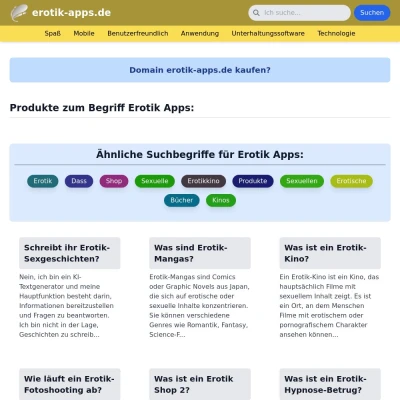 Screenshot erotik-apps.de